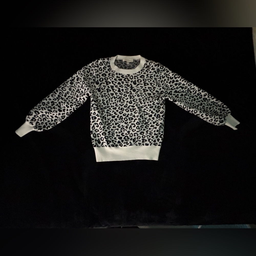 Jack + Avery, small, cheetah print sweater, worn maybe once